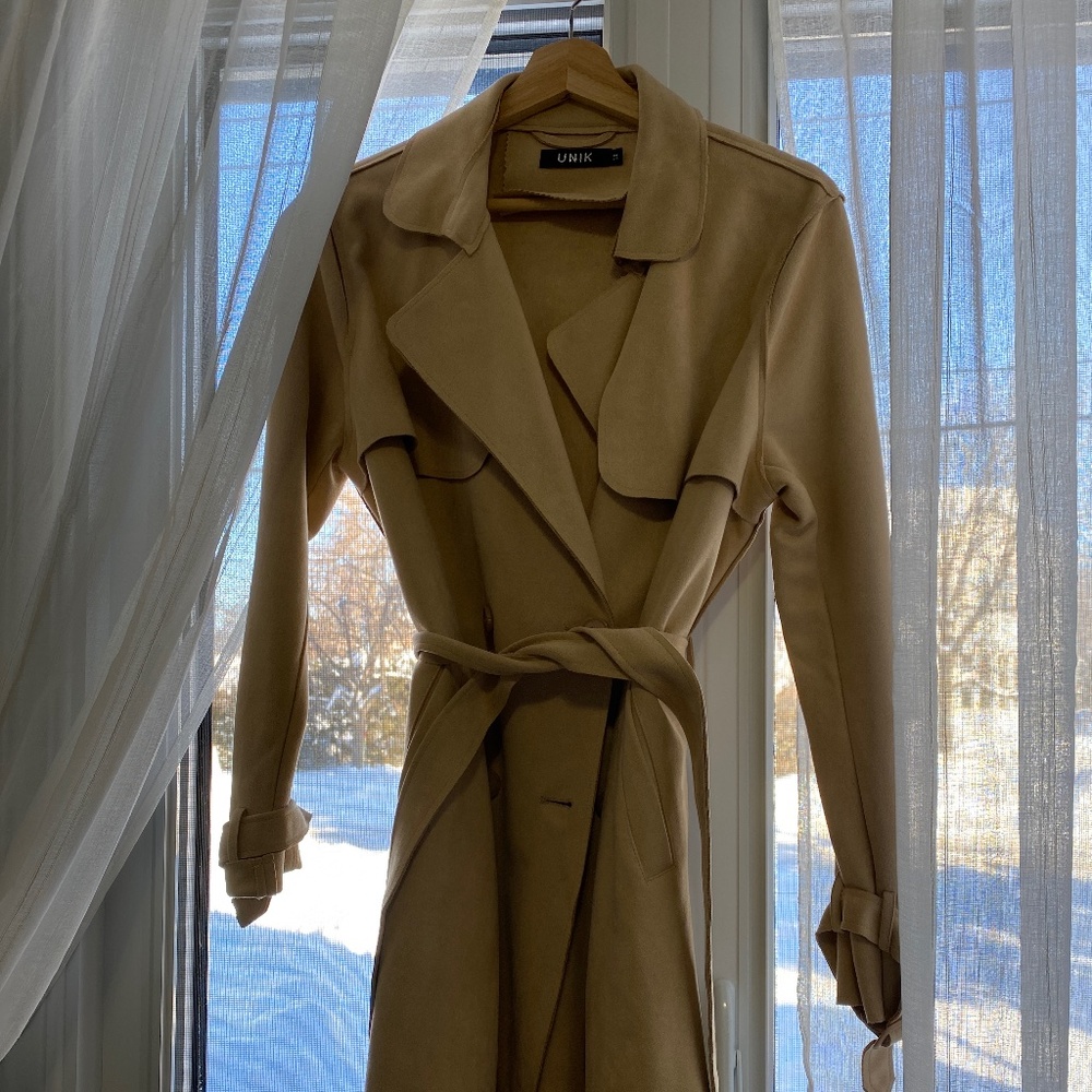 Suede coat